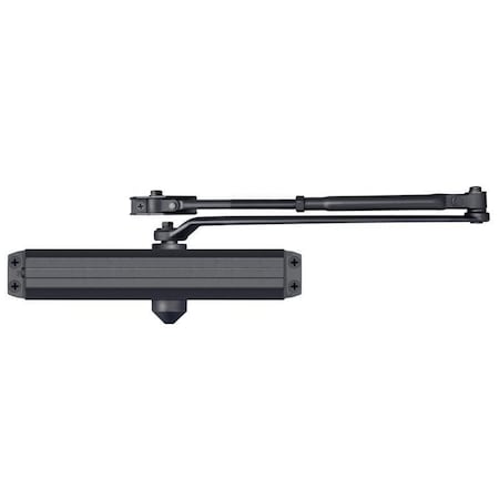 Perfectpatio Adjustable Door Closer, Matte Black PE3973447